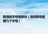 韻母的字母有哪些（請(qǐng)問韻母是哪幾個(gè)字母）