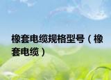 橡套電纜規(guī)格型號（橡套電纜）