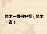 黑木一香最好看（黑木一香）