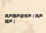 風(fēng)聲雨聲讀書聲（風(fēng)聲雨聲）