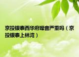 京投銀泰西華府噪音嚴重嗎（京投銀泰上林灣）