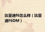 比亞迪f6怎么樣（比亞迪F6DM）