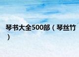 琴書大全500部（琴絲竹）