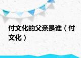 付文化的父親是誰（付文化）