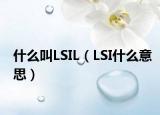 什么叫LSIL（LSI什么意思）