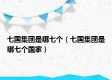七國集團(tuán)是哪七個(gè)（七國集團(tuán)是哪七個(gè)國家）