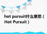 hot pursuit什么意思（Hot Pursuit）