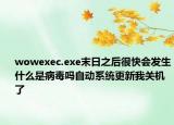 wowexec.exe末日之后很快會發(fā)生什么是病毒嗎自動系統(tǒng)更新我關(guān)機了