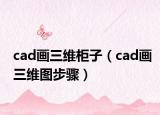 cad畫三維柜子（cad畫三維圖步驟）