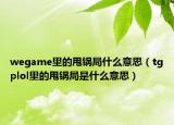 wegame里的甩鍋局什么意思（tgplol里的甩鍋局是什么意思）