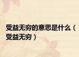 受益無窮的意思是什么（受益無窮）