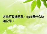 大排燈收縮毛孔（dpd是什么快遞公司）