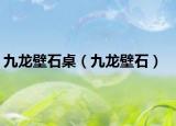 九龍壁石桌（九龍壁石）