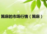 篦麻的市場(chǎng)行情（篦麻）