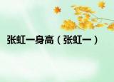 張虹一身高（張虹一）