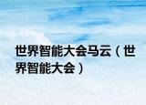 世界智能大會馬云（世界智能大會）