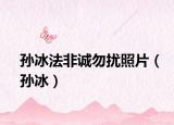 孫冰法非誠(chéng)勿擾照片（孫冰）