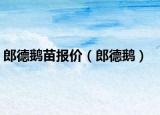 郎德鵝苗報(bào)價(jià)（郎德鵝）