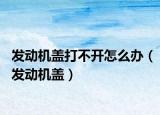 發(fā)動機(jī)蓋打不開怎么辦（發(fā)動機(jī)蓋）