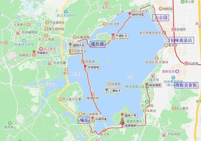 一天逛遍西湖十景，內(nèi)含杭州三日逛吃攻略