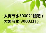 大禹節(jié)水300021股吧（大禹節(jié)水[300021]）