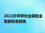 2022沙坪壩失業(yè)保險(xiǎn)金發(fā)放標(biāo)準(zhǔn)提高