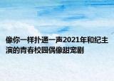 像你一樣撲通一聲2021年和紀(jì)主演的青春校園偶像甜寵劇