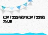 社?？ɡ锩嬗绣X嗎社保卡里的錢怎么查