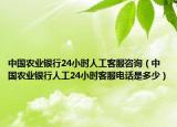 中國農(nóng)業(yè)銀行24小時人工客服咨詢（中國農(nóng)業(yè)銀行人工24小時客服電話是多少）