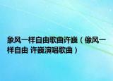 象風(fēng)一樣自由歌曲許?。ㄏ耧L(fēng)一樣自由 許巍演唱歌曲）