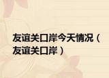 友誼關(guān)口岸今天情況（友誼關(guān)口岸）