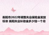 衡陽市2022年調(diào)整失業(yè)保險(xiǎn)金發(fā)放標(biāo)準(zhǔn) 衡陽失業(yè)補(bǔ)助金多少錢一個(gè)月