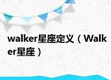 walker星座定義（Walker星座）