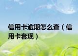 信用卡逾期怎么查（信用卡套現(xiàn)）