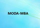 MODA-MBA