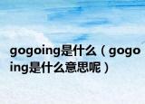 gogoing是什么（gogoing是什么意思呢）