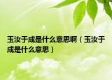 玉汝于成是什么意思?。ㄓ袢暧诔墒鞘裁匆馑迹? /></span></a>
                        <h2><a href=