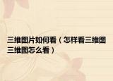 三維圖片如何看（怎樣看三維圖三維圖怎么看）