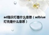 ad指示燈是什么意思（adblue燈亮是什么意思）