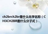 ch2brch2br是什么化學(xué)名稱（CH3CH2BR是什么分子式）