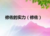 修佐的實(shí)力（修佐）