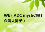 WE（ADC mystic為什么叫大舅子）