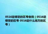 0516是哪里的區(qū)號(hào)查詢（0516是哪里的區(qū)號(hào) 0516是什么地方的區(qū)號(hào)）