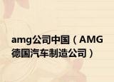 amg公司中國（AMG 德國汽車制造公司）