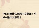 小kiss是什么意思中文翻譯（小kiss是什么意思）