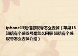 iphone13短信感嘆號(hào)怎么去掉（蘋果13短信有個(gè)感嘆號(hào)是怎么回事 短信有個(gè)感嘆號(hào)怎么去掉介紹）