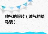 帥氣的照片（帥氣的騎馬裝）