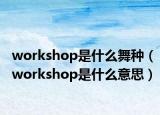 workshop是什么舞種（workshop是什么意思）