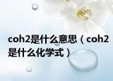 coh2是什么意思（coh2是什么化學式）