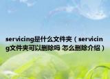 servicing是什么文件夾（servicing文件夾可以刪除嗎 怎么刪除介紹）